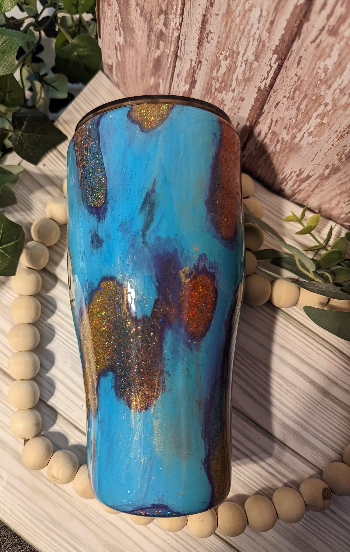 Custom 22 oz double insulated epoxy Tumbler with Don't be a Lady Be a Legend