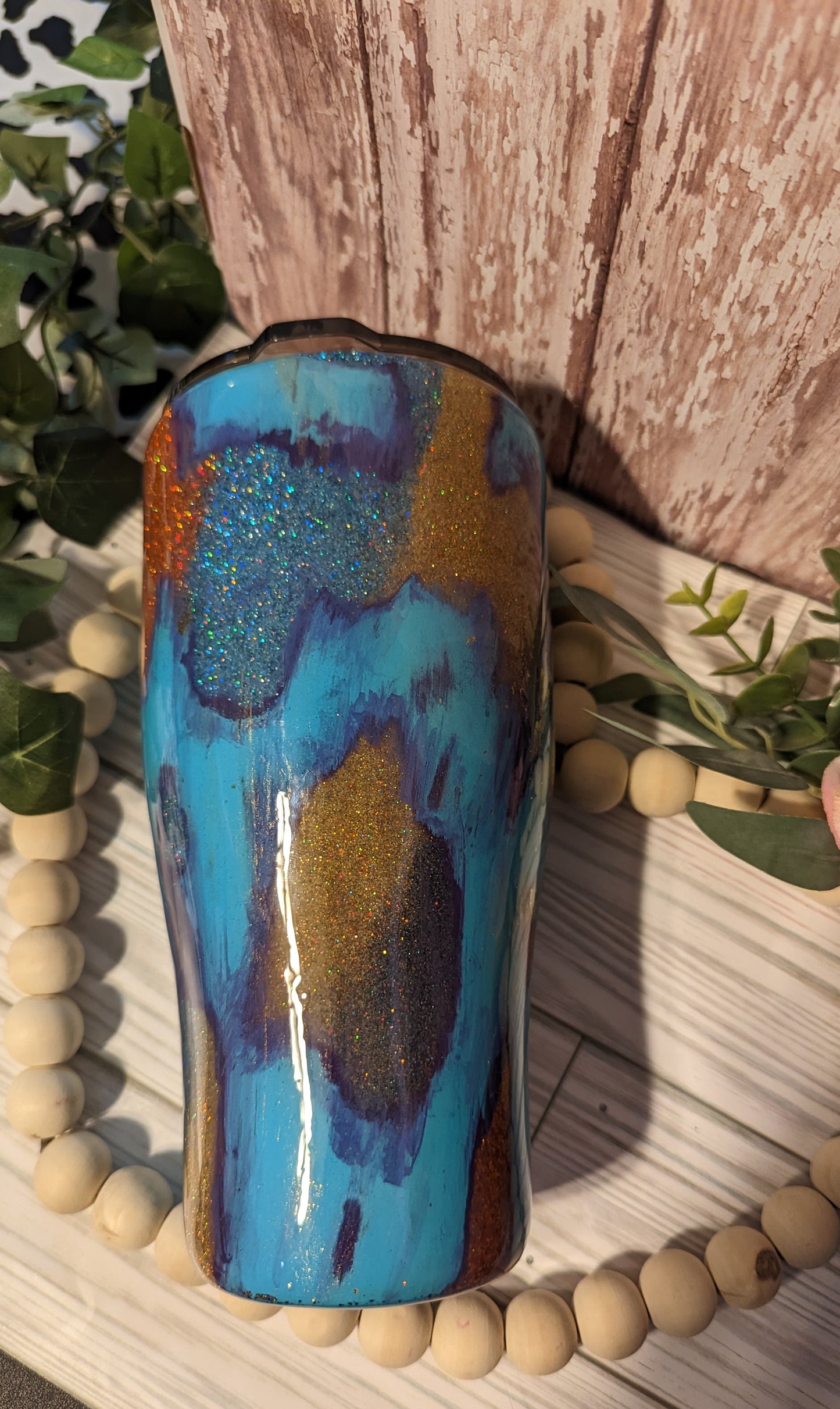 Custom 22 oz double insulated epoxy Tumbler with Don't be a Lady Be a Legend
