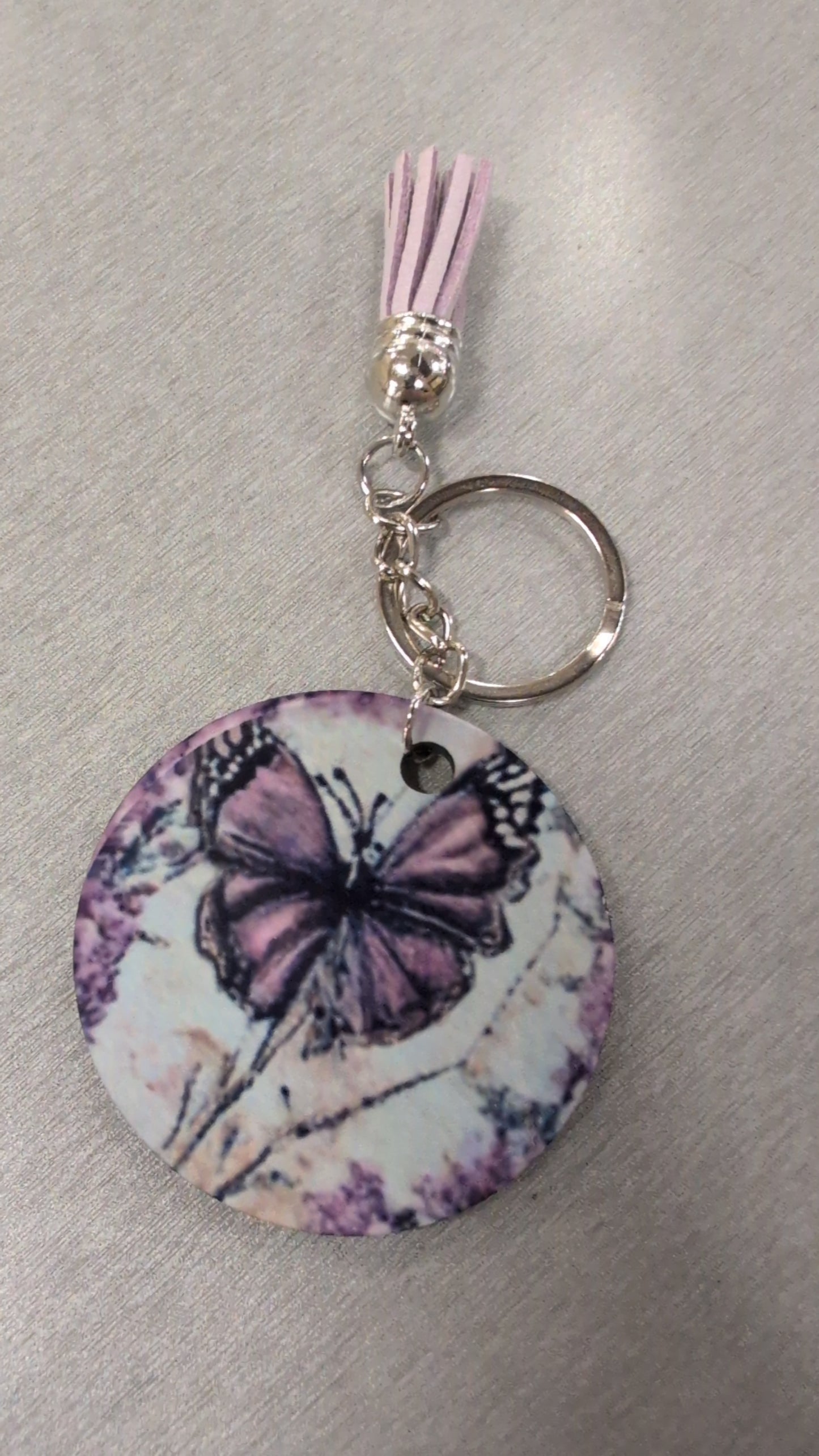 Butterfly keychain
