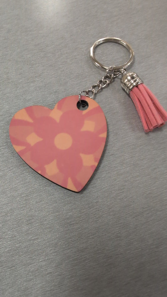 Heart keychain