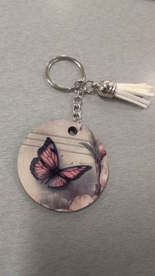 Butterfly keychain