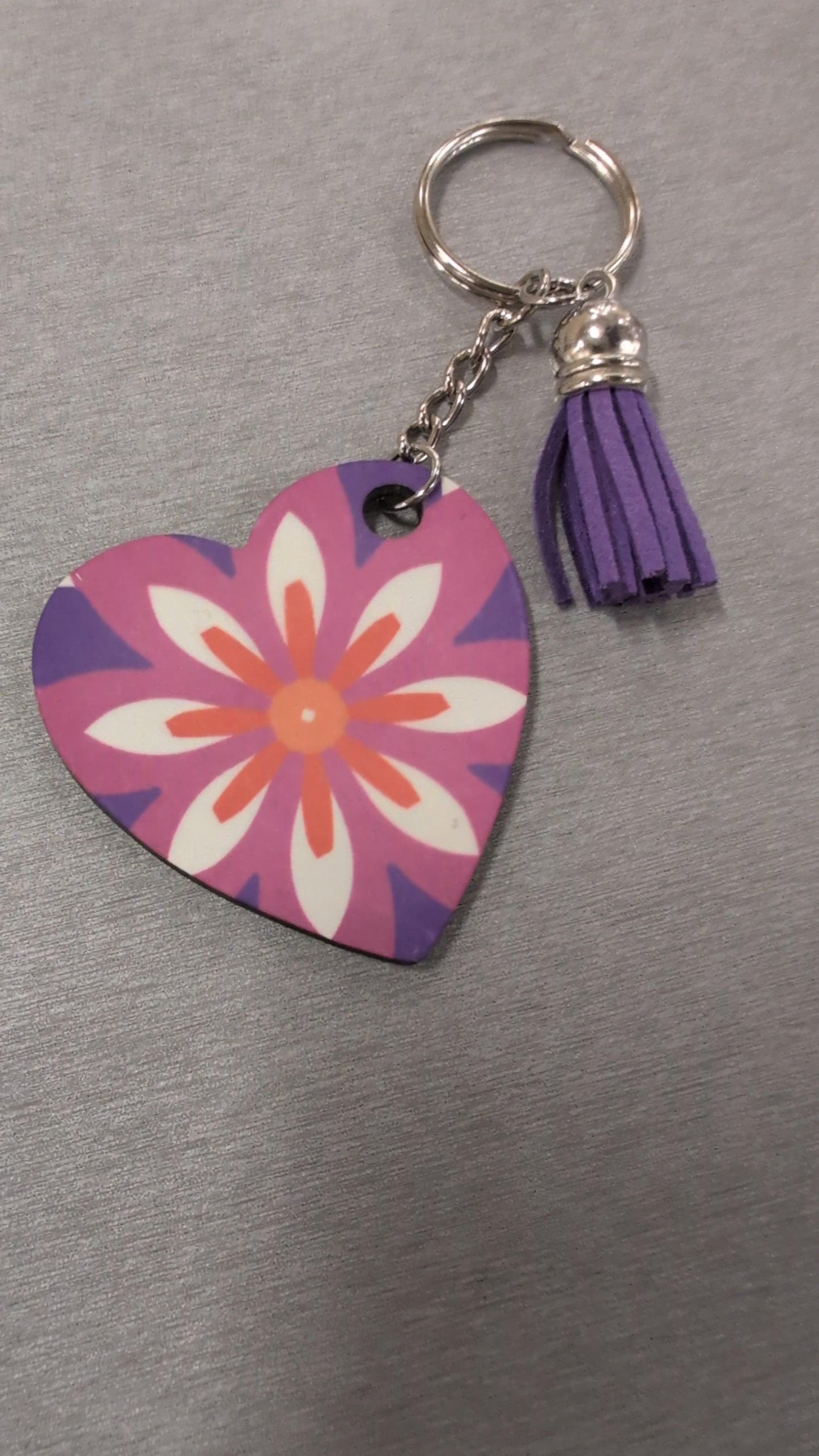 Heart keychain