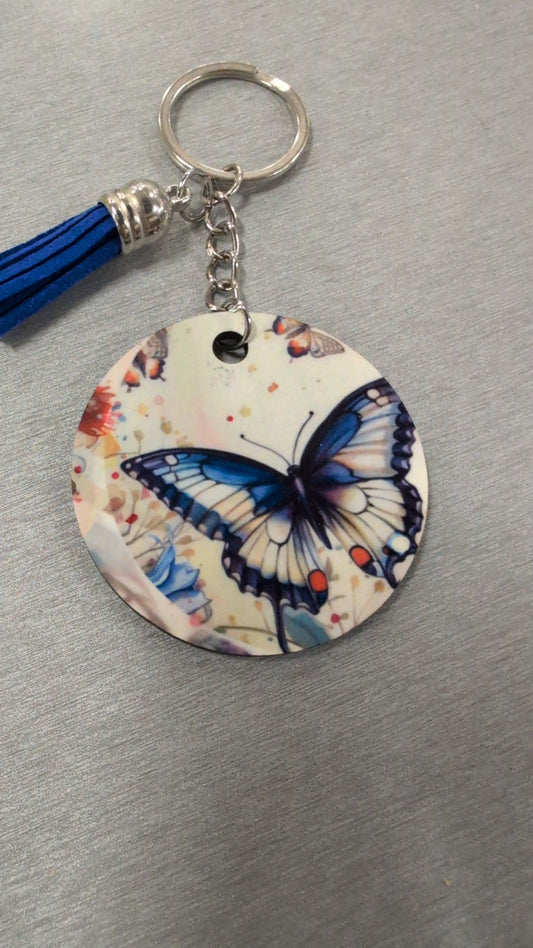 Butterfly keychain