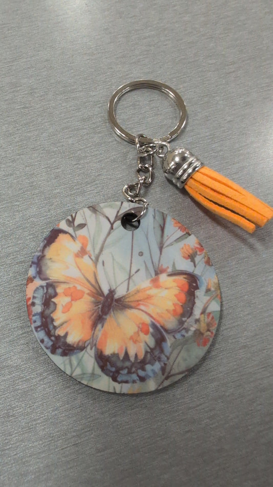 Butterfly keychain
