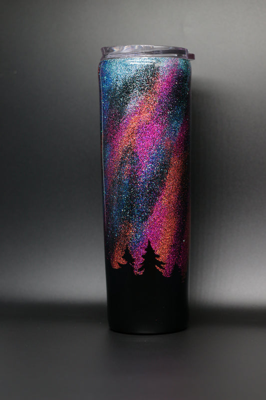 30 stag northern lights epoxy tumbler