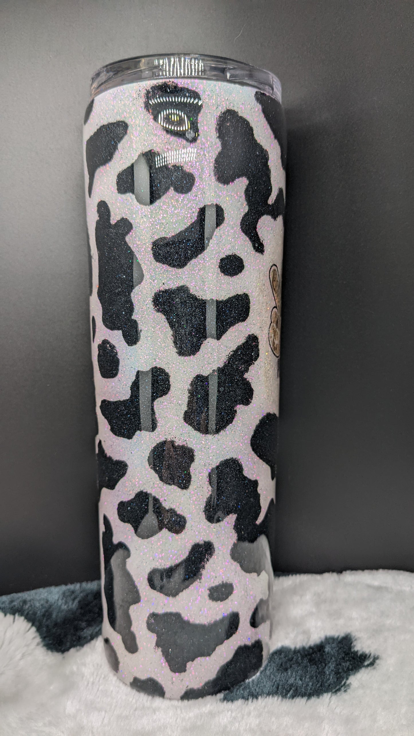 30 oz peace love cow