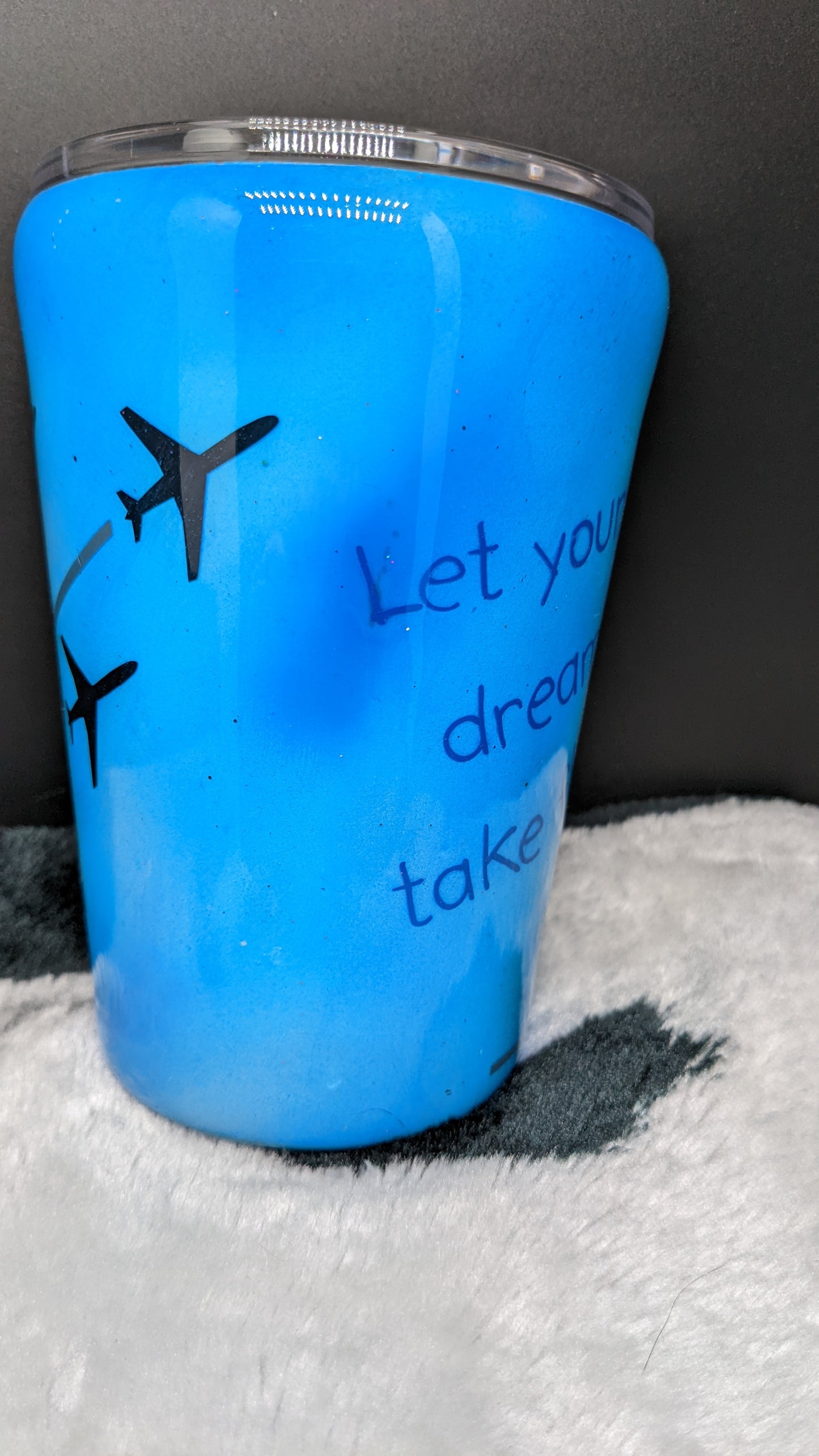 14 oz Kids blue Let your dreams take flight