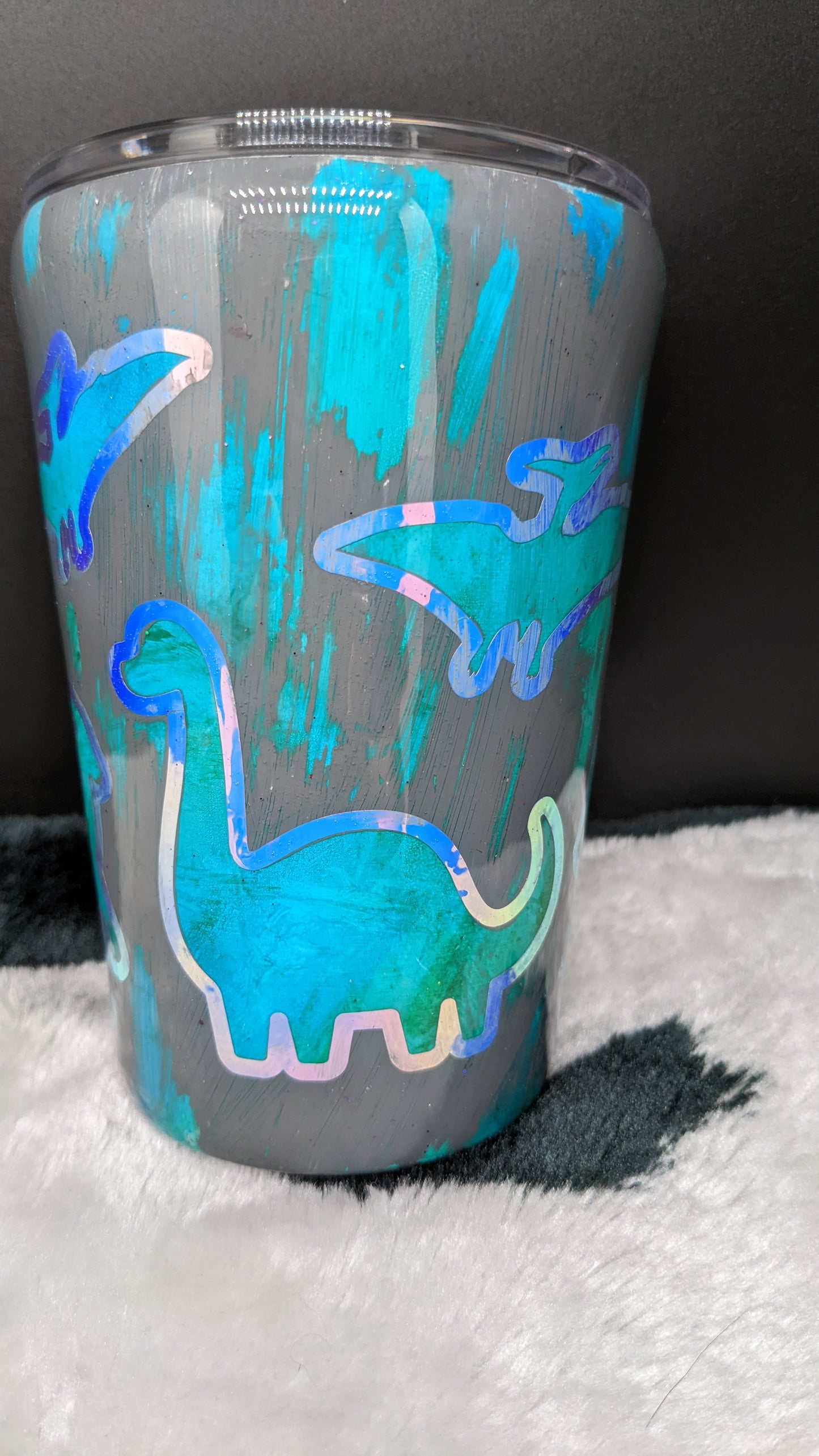 14 oz Kids dinosaur tumbler