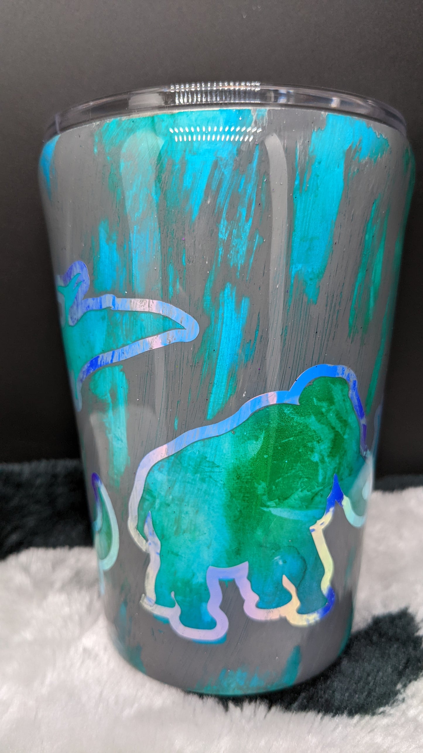 14 oz Kids dinosaur tumbler