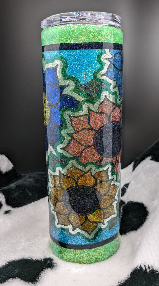 30 oz sunflower burst Tumbler