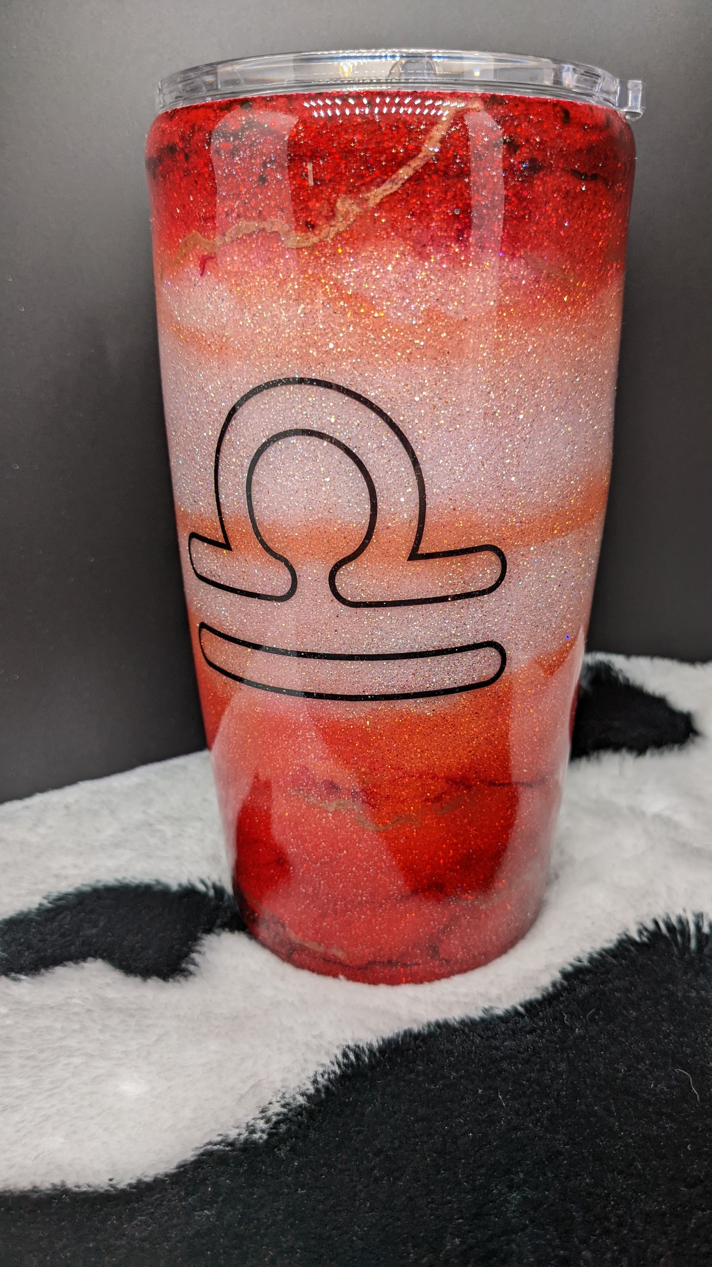 20 oz Libra Zodiac epoxy tumbler