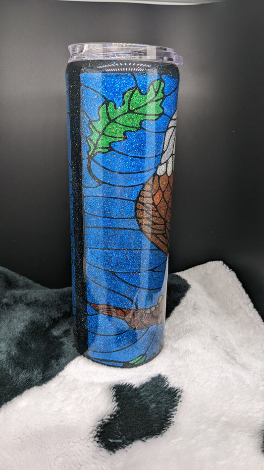 30 oz skinny bald eagle