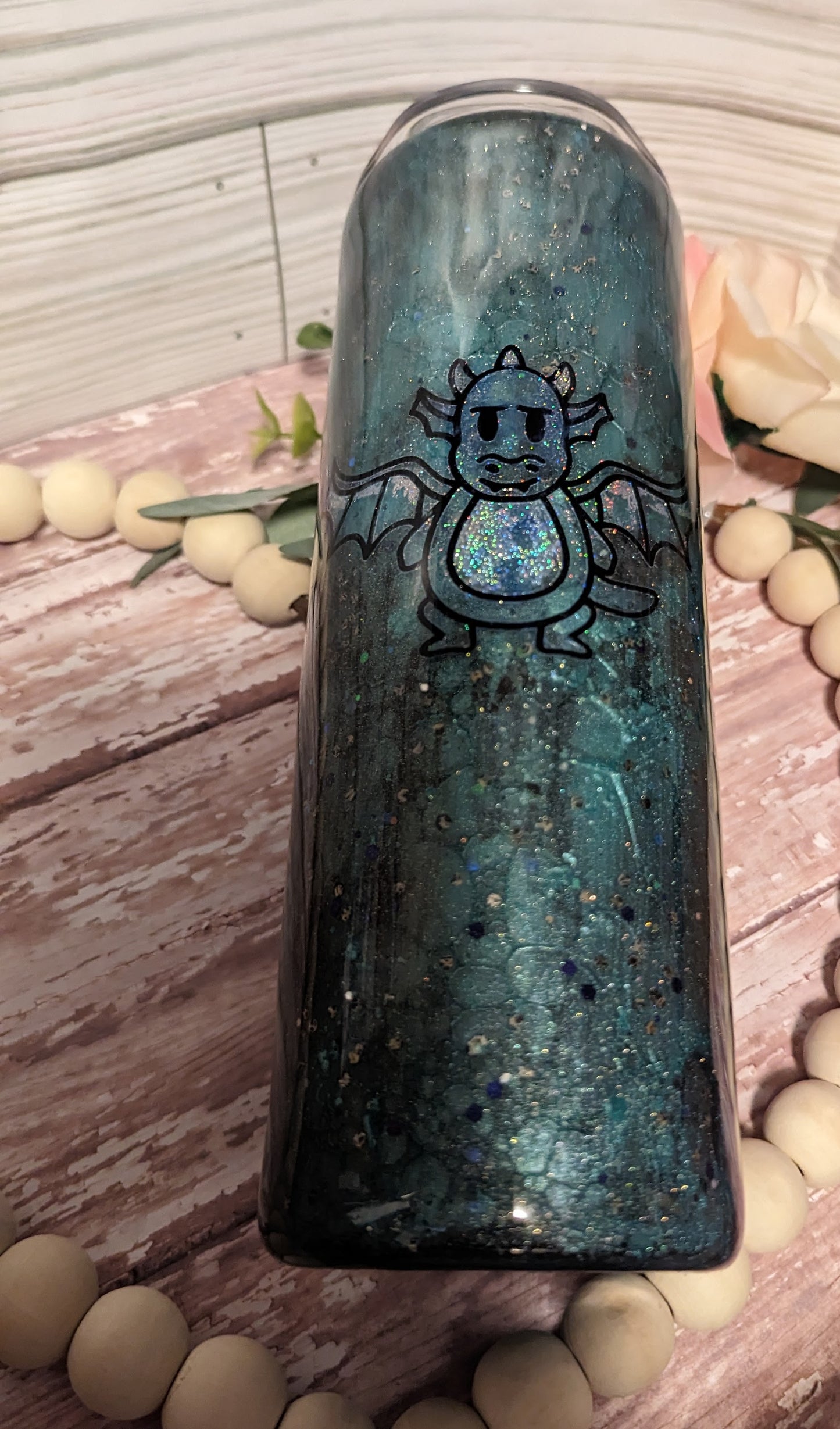 20 oz skinny dragon epoxy tumbler