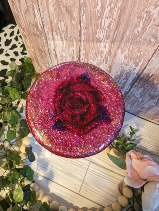 30 oz hummingbird with flower stainless steel double insulated epoxy tumbler with lid and straw