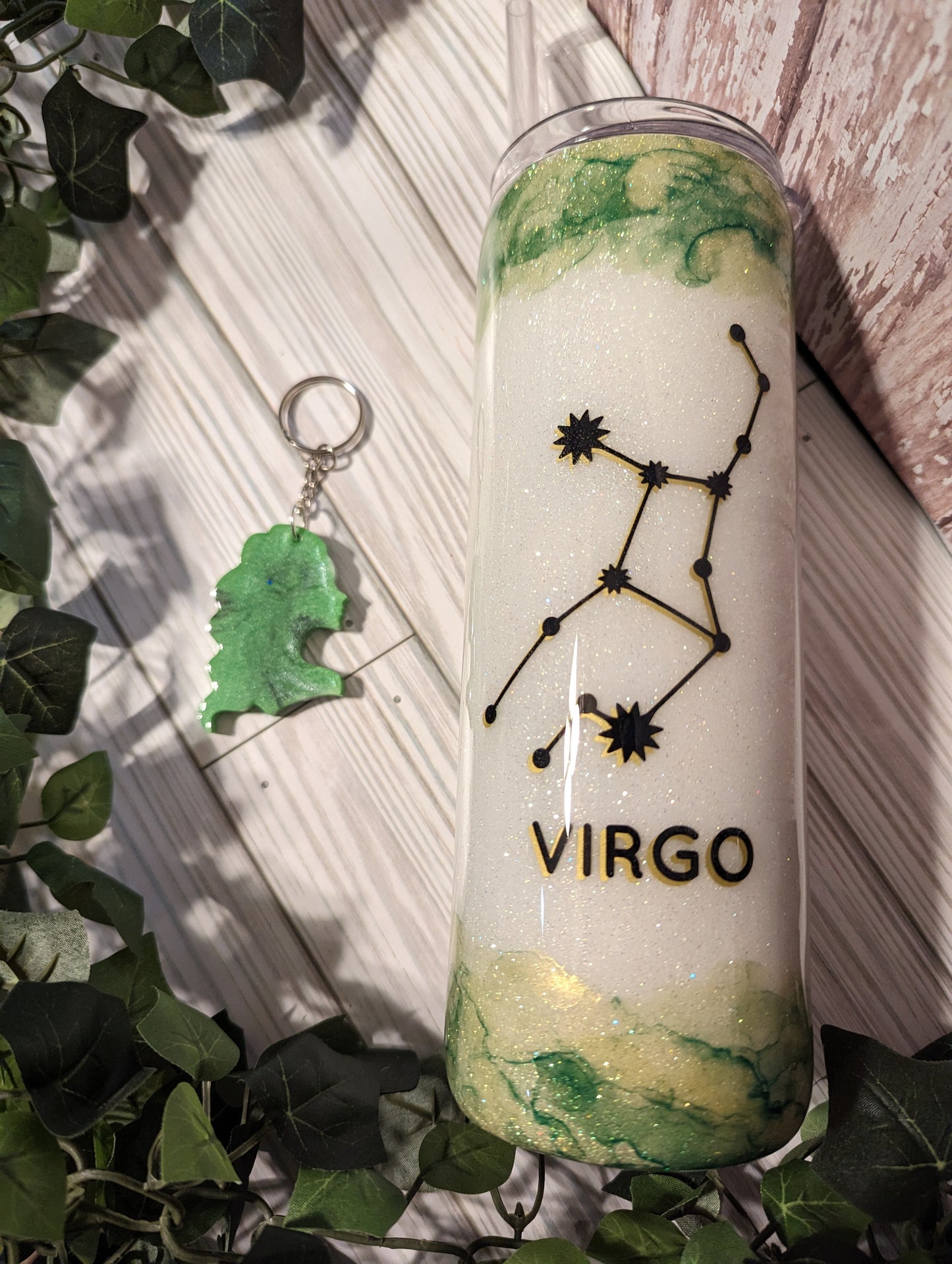 20 oz Virgo Zodiac epoxy tumbler