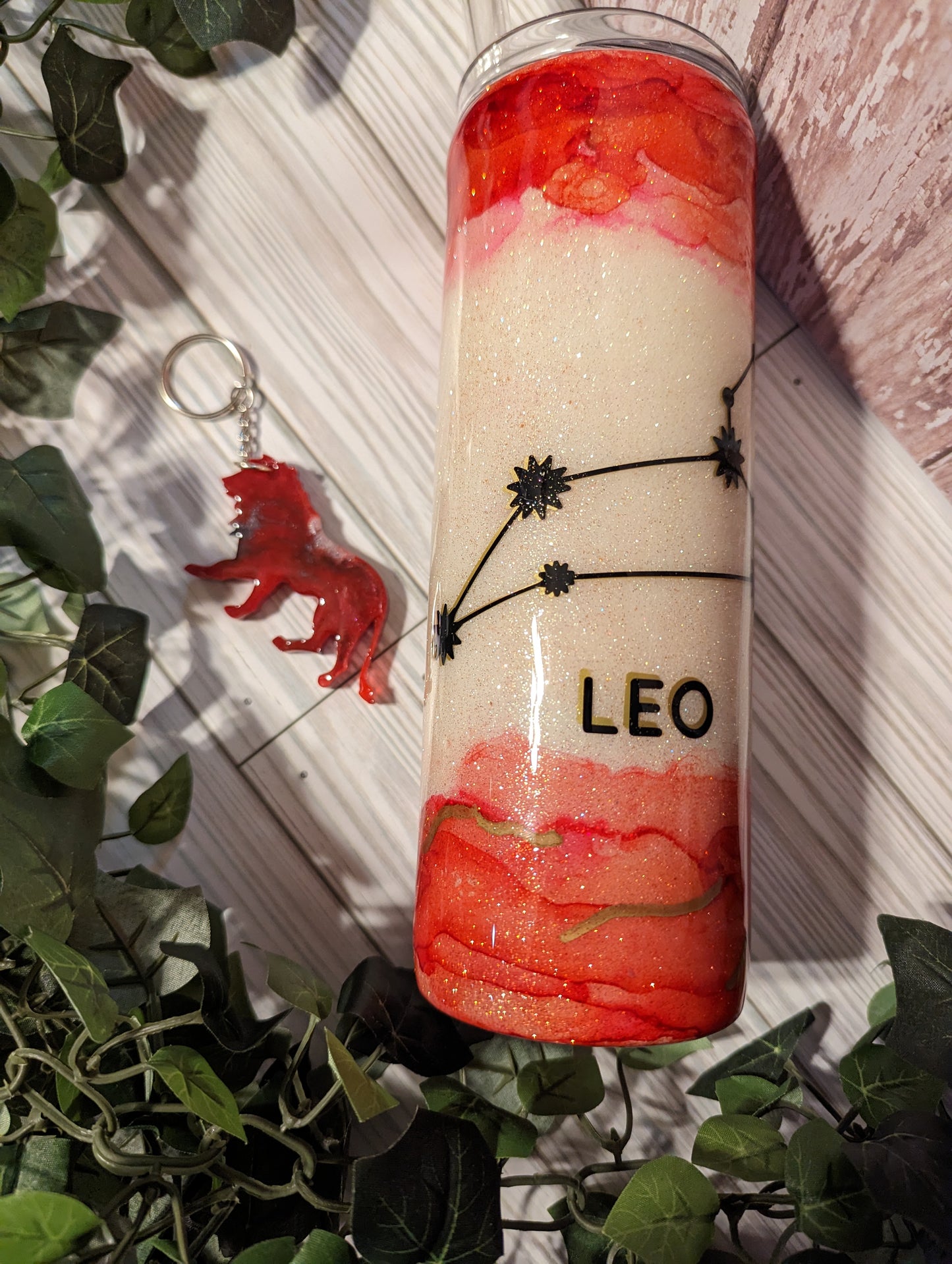 20 oz skinny Leo Zodiac tumbler