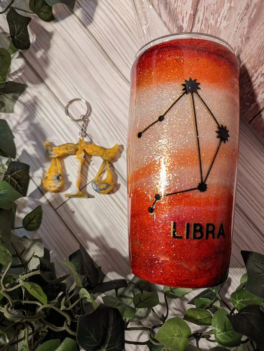 20 oz Libra Zodiac epoxy tumbler