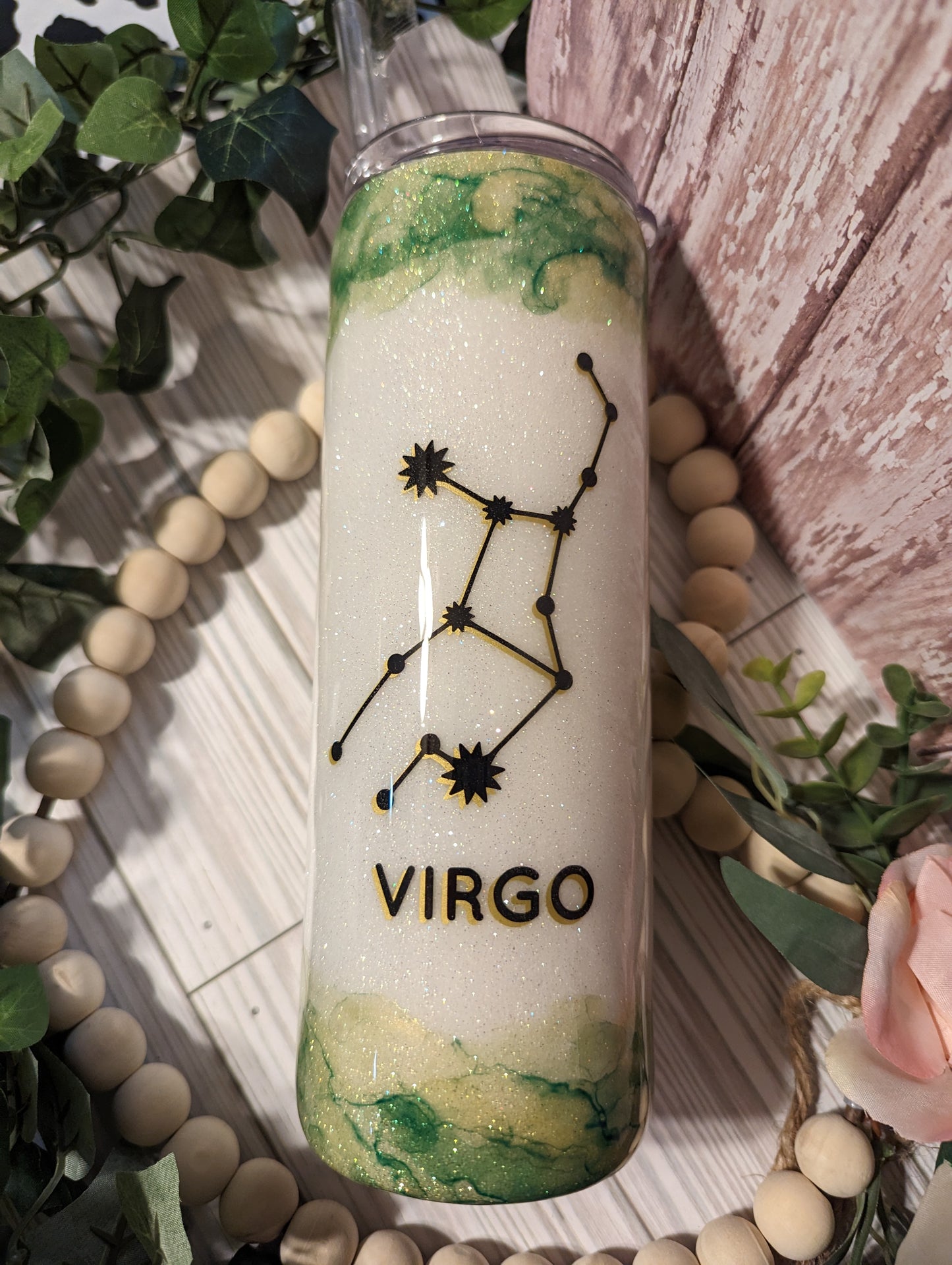 20 oz Virgo Zodiac epoxy tumbler