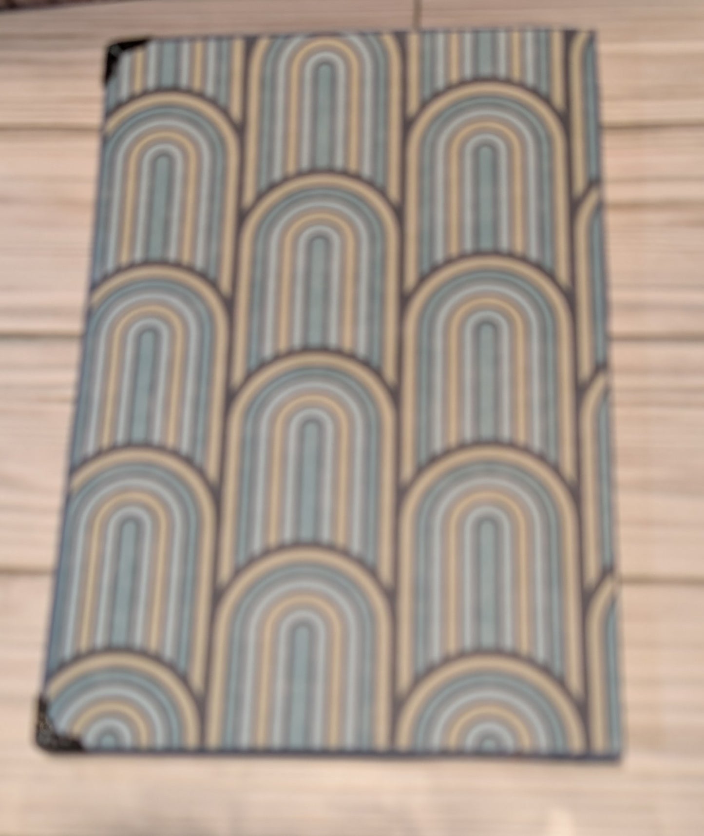 Refillable notebook holder with pen 5x8