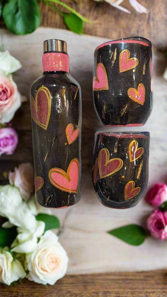 Wine tumbler set