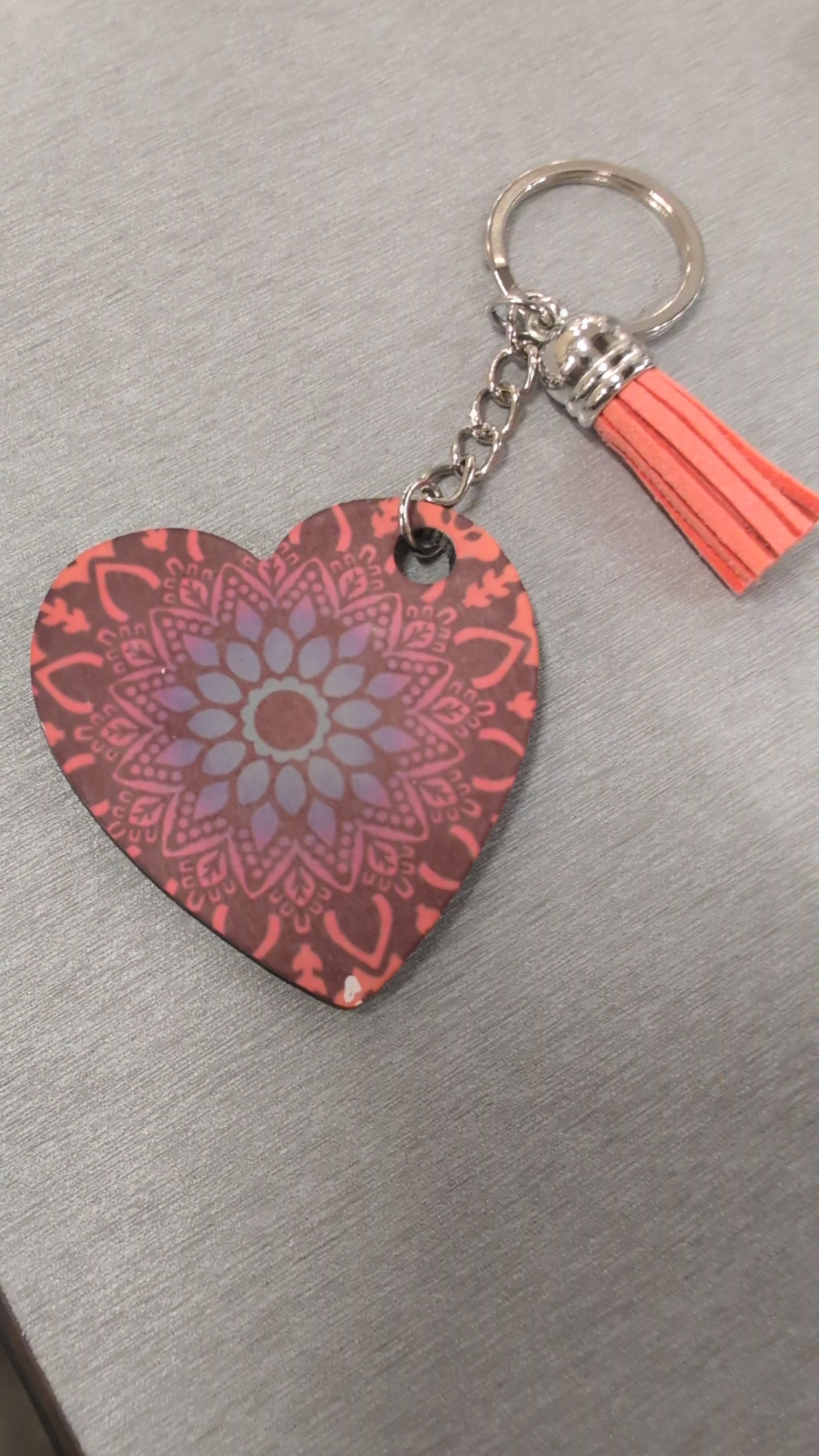 Heart keychain