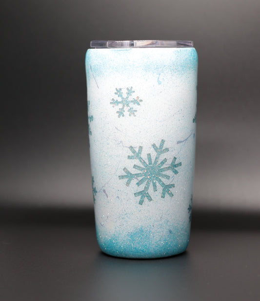 20 oz snow peek-a-boo tumbler