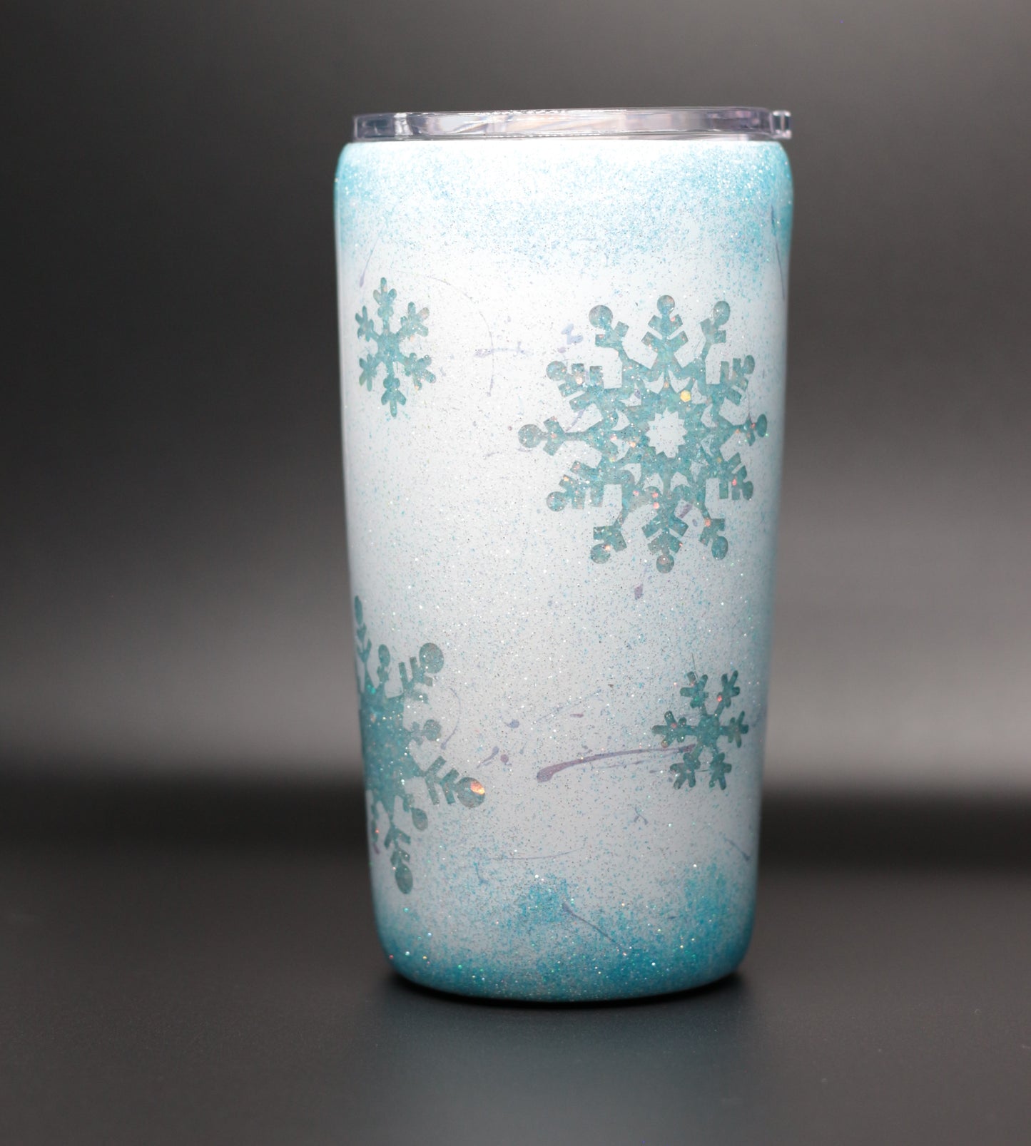 20 oz snow peek-a-boo tumbler