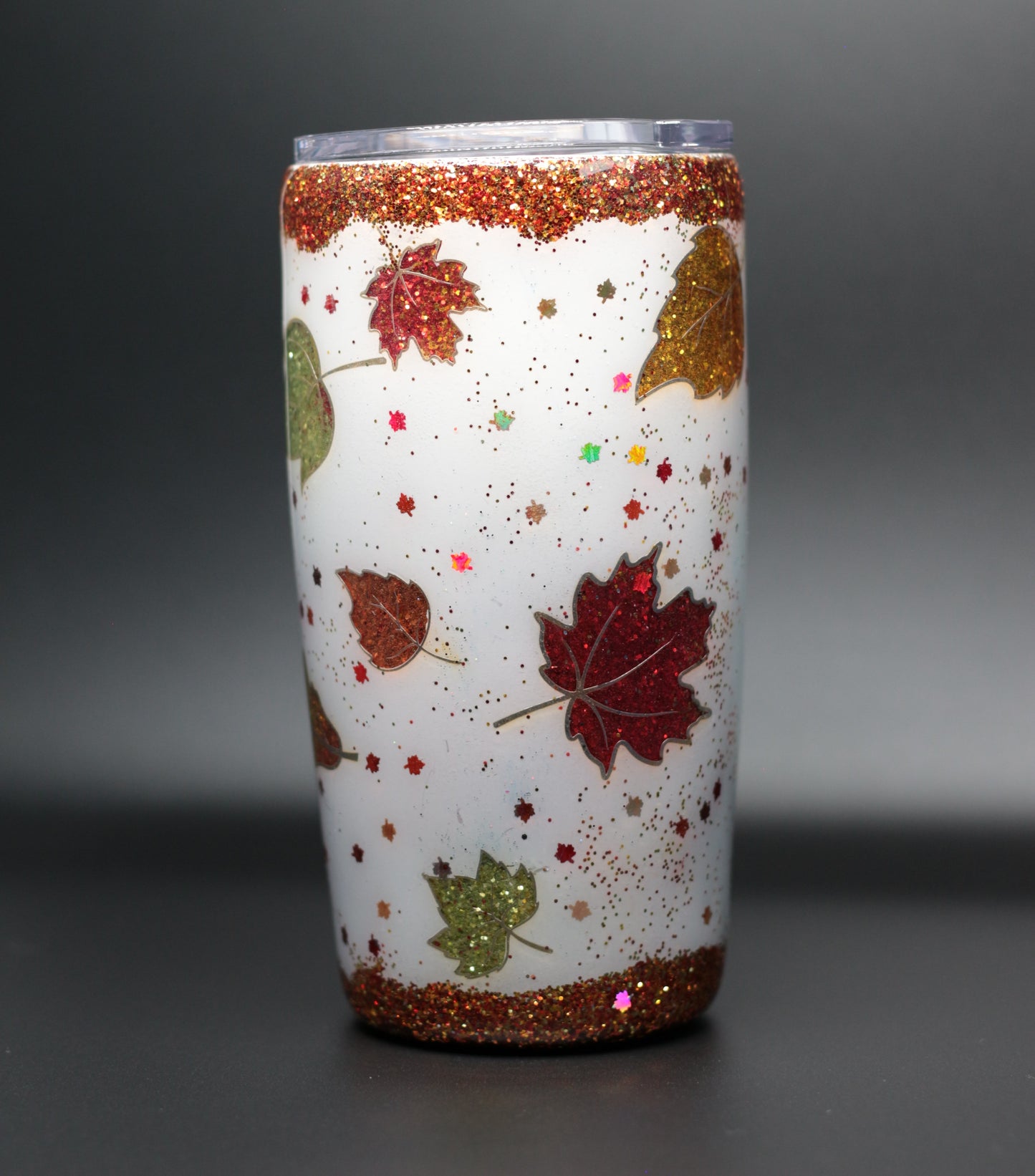 20 oz falling leaves tumbler