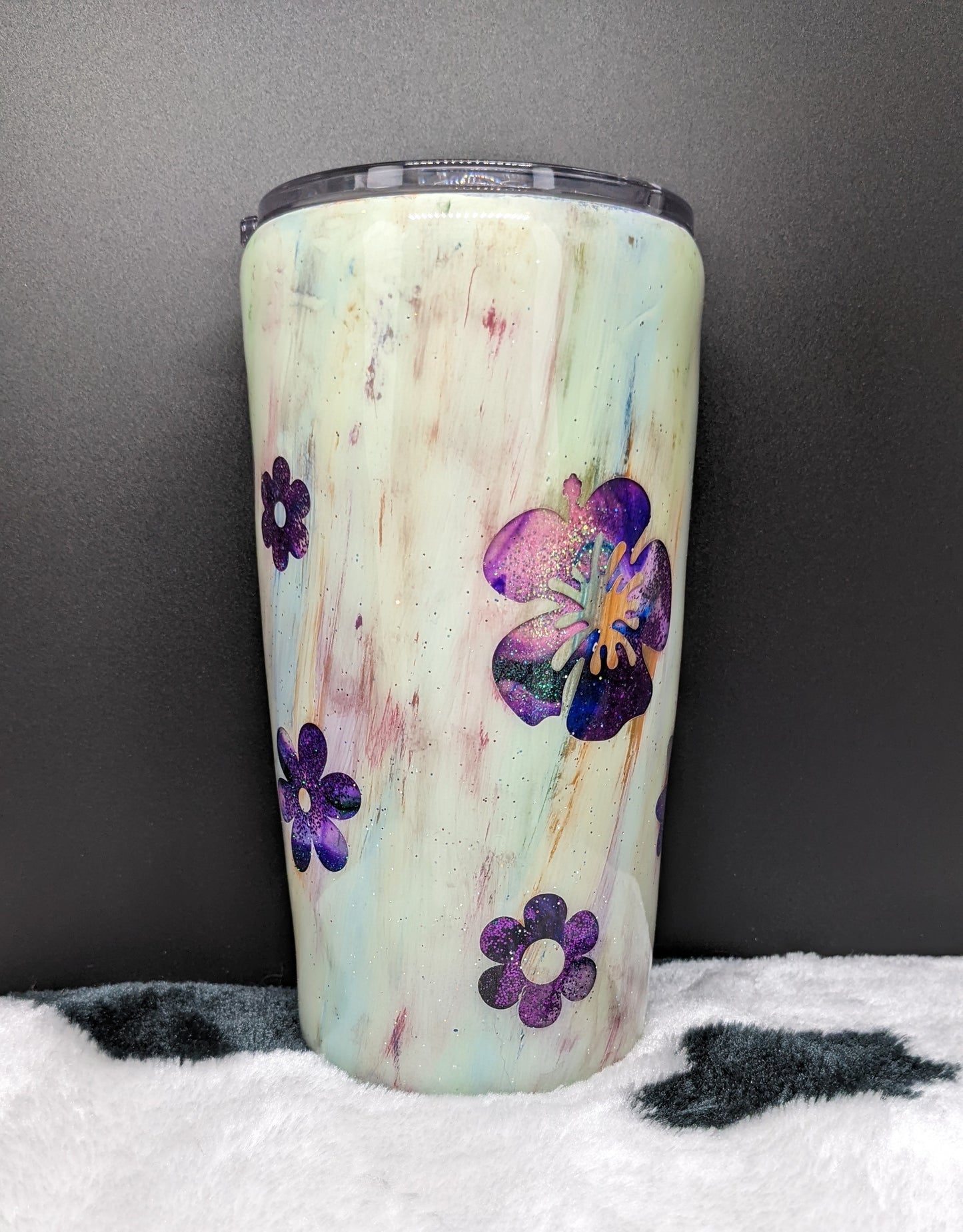 20 oz flower tumbler