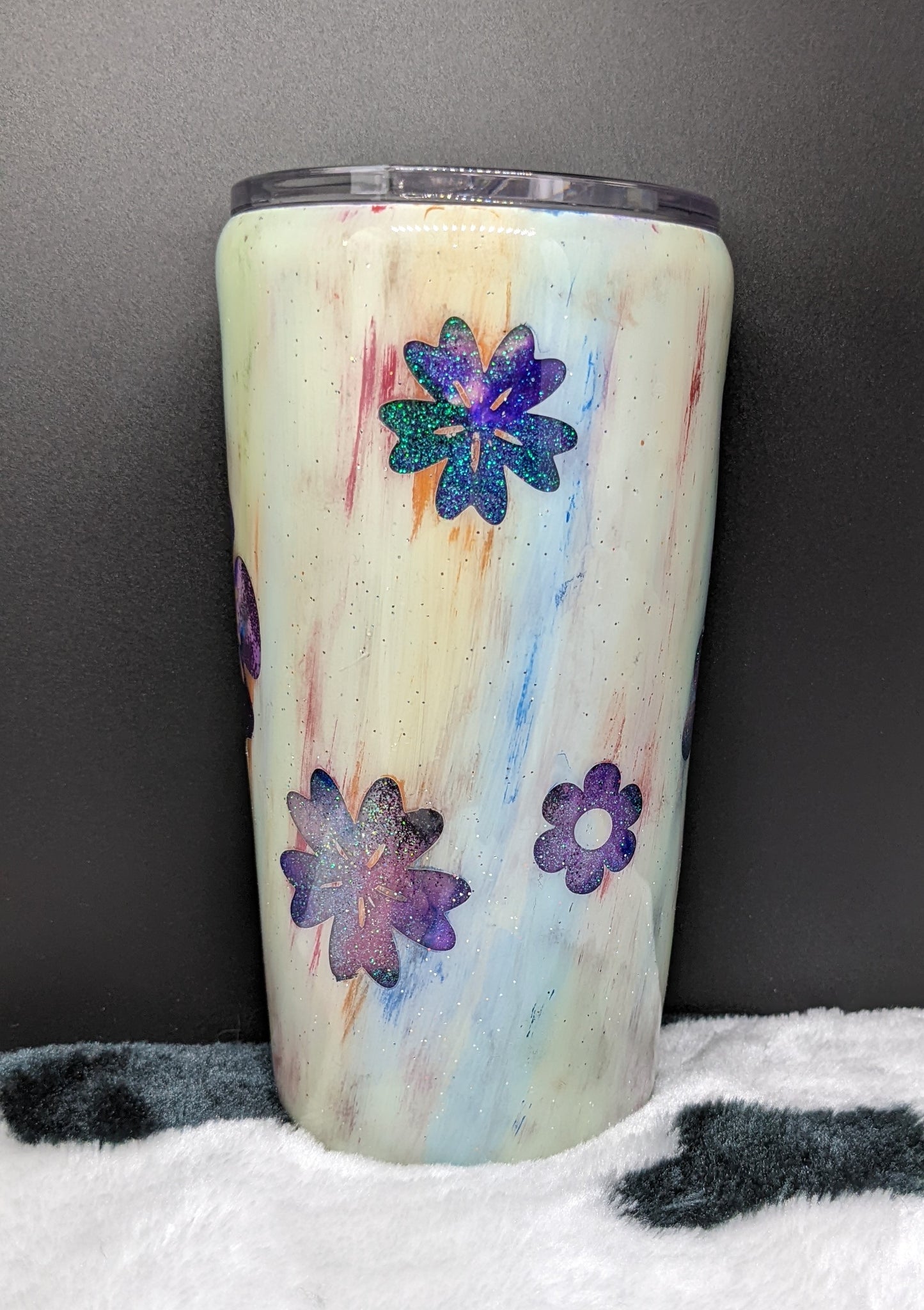 20 oz flower tumbler