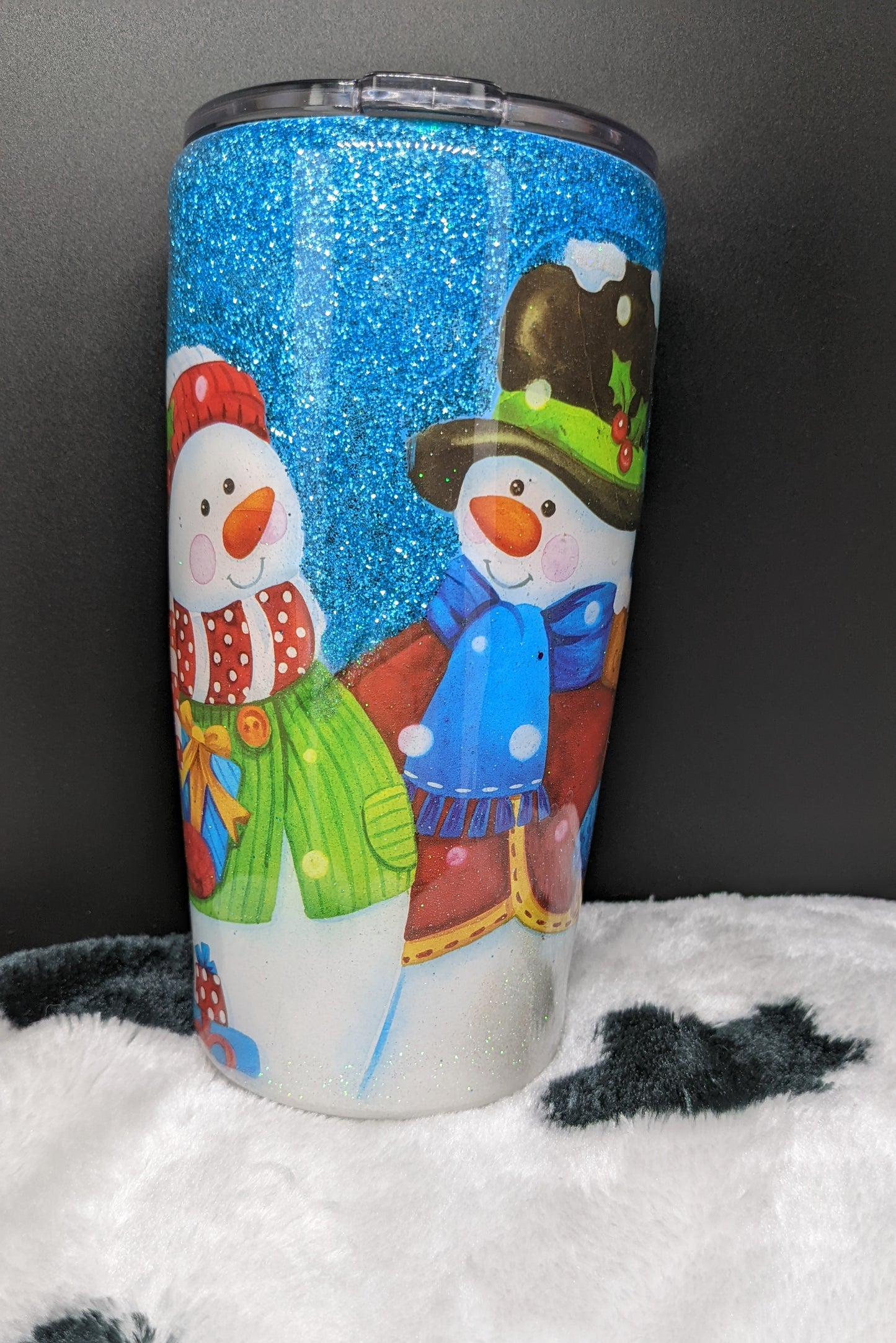 20 oz winter snowman tumbler