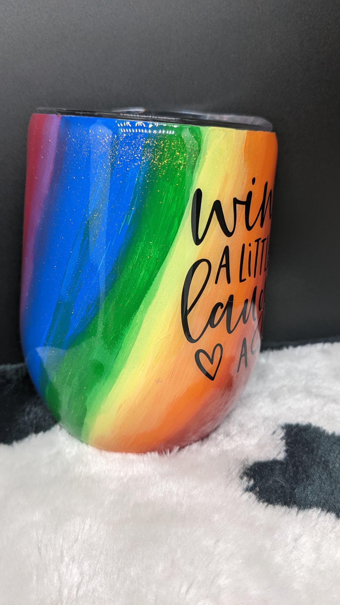 12 oz wine rainbow