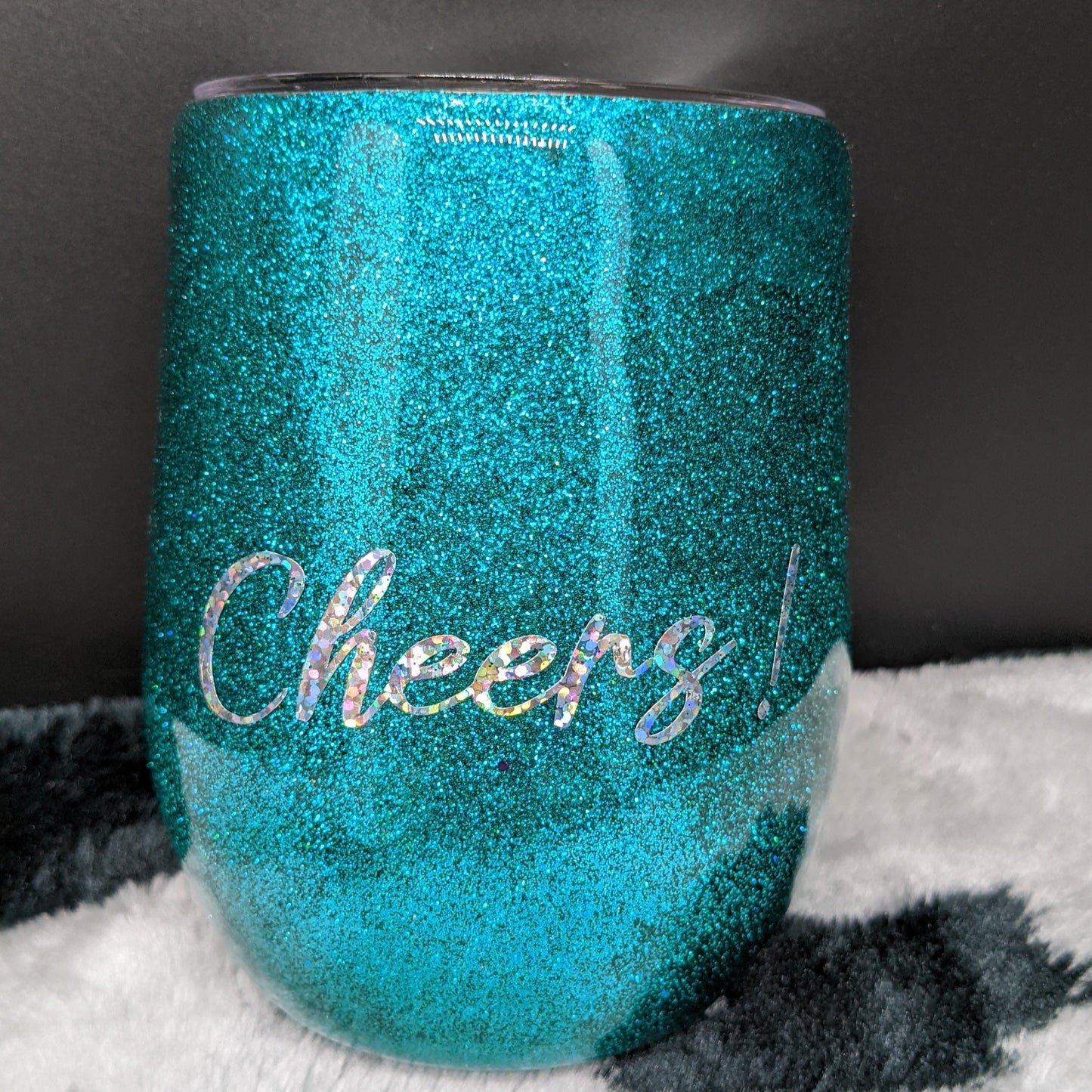 12 oz blue/green cheers