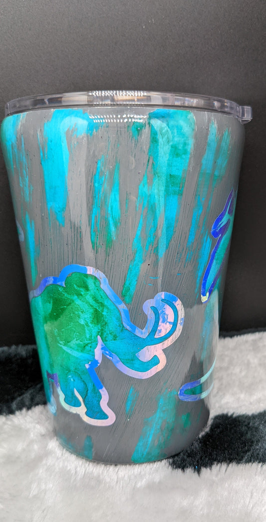 14 oz Kids dinosaur tumbler