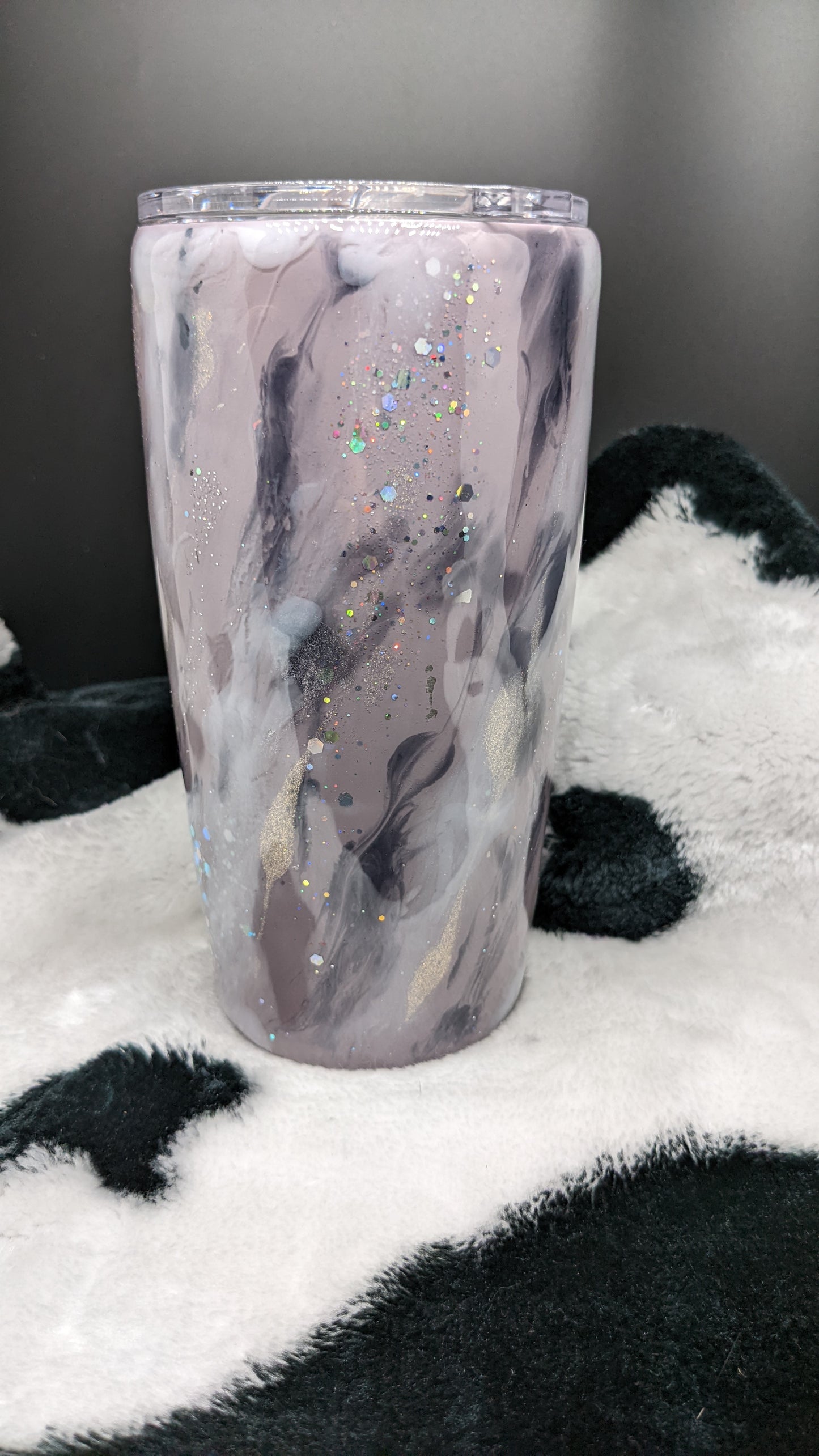 20 oz lavender grey milkyway swirl