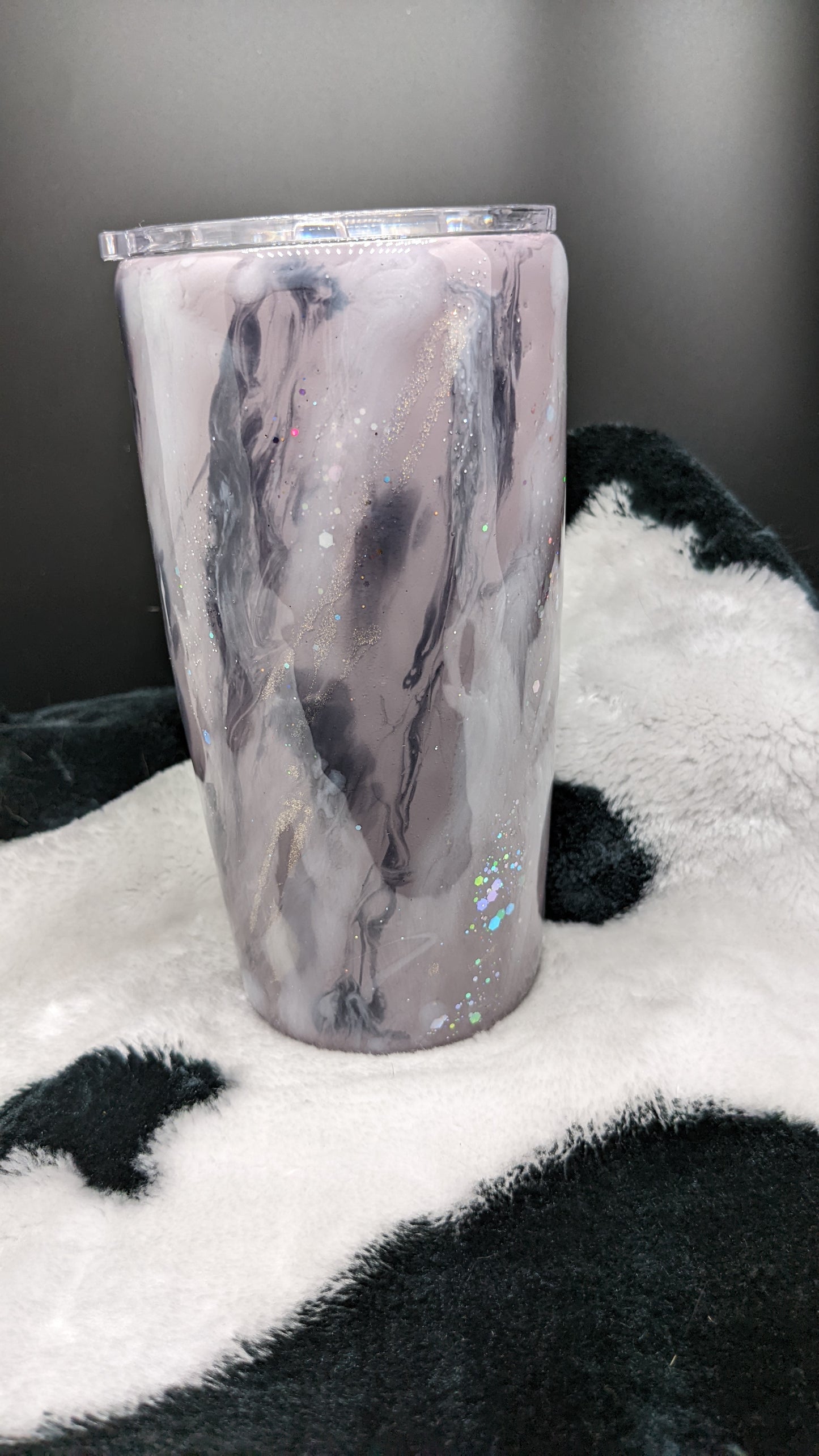 20 oz lavender grey milkyway swirl