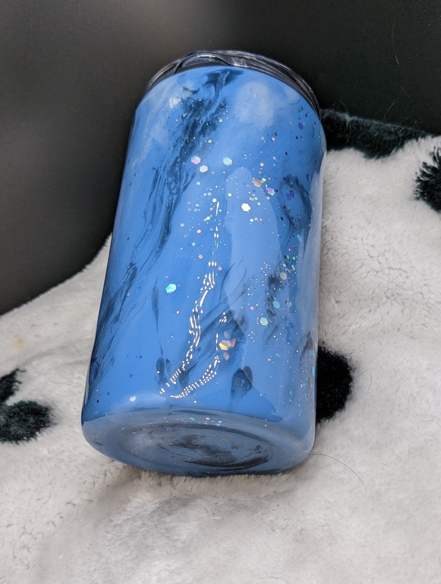 12 oz blue Milky Way swirl tumbler