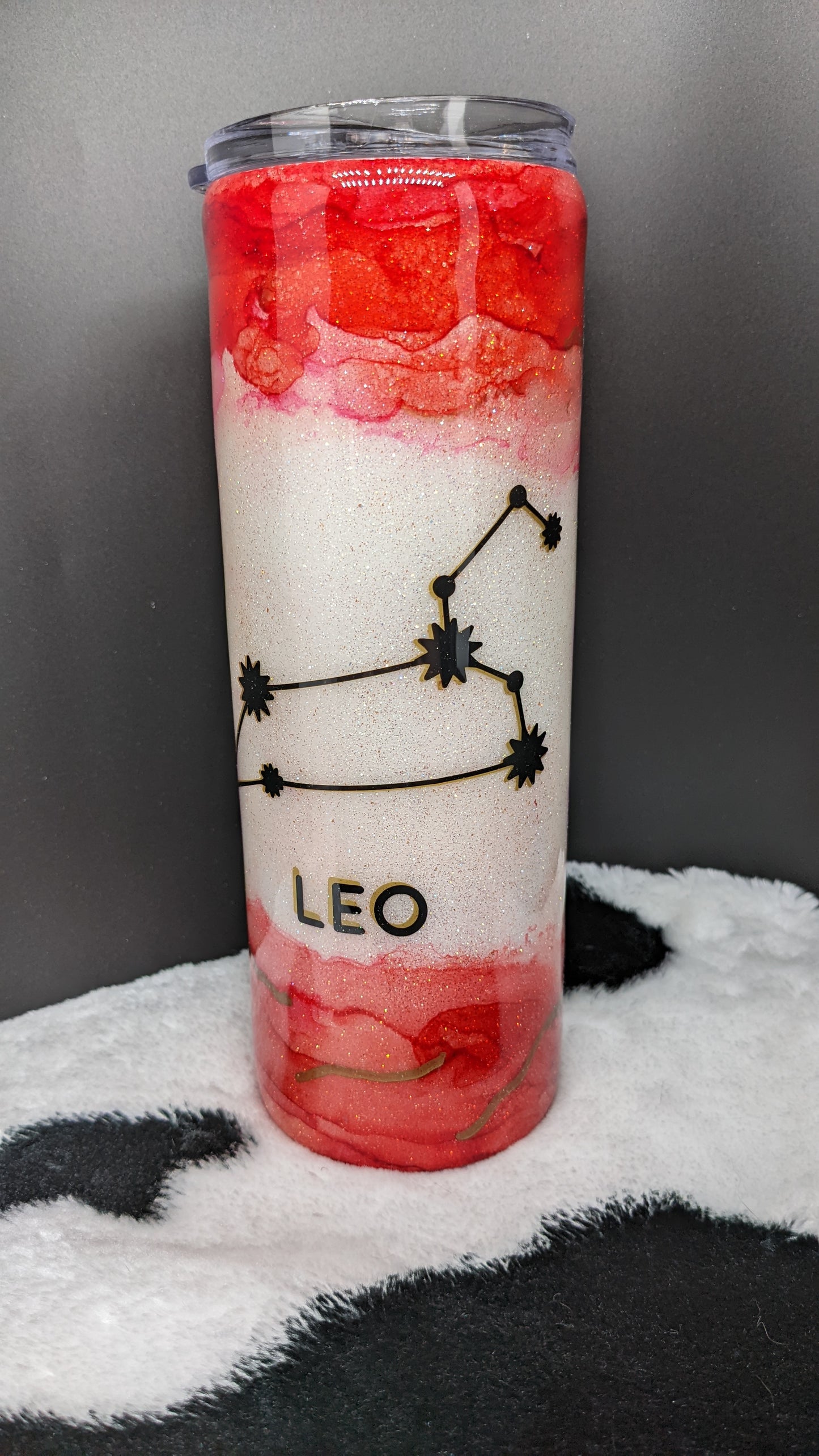 20 oz skinny Leo Zodiac tumbler