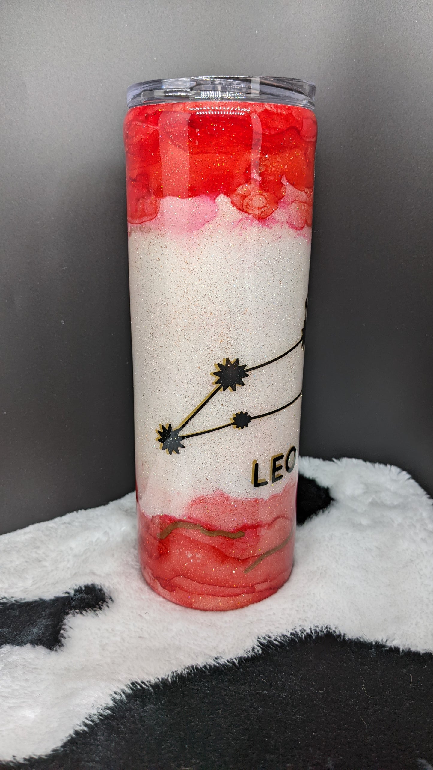 20 oz skinny Leo Zodiac tumbler