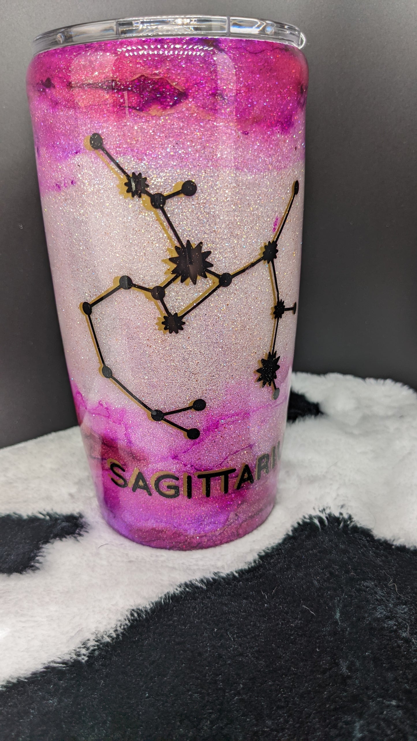 20 oz Sagittarius Zodiac epoxy tumbler