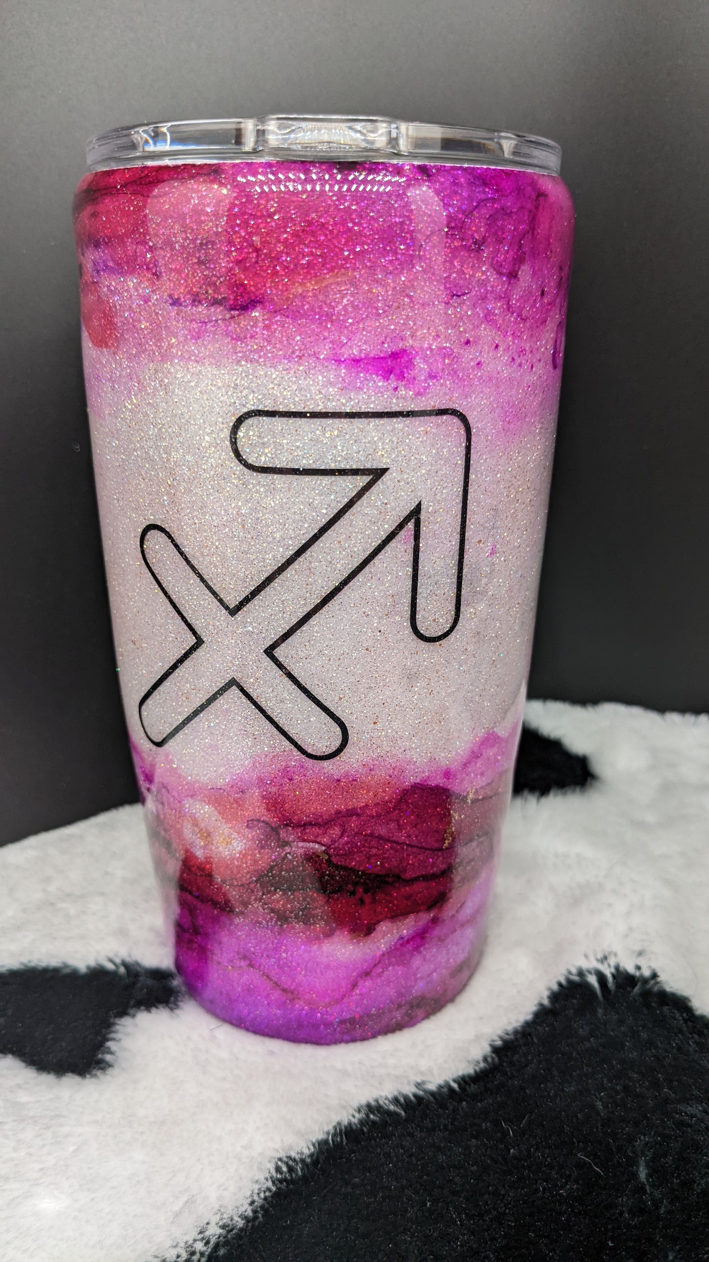 20 oz Sagittarius Zodiac epoxy tumbler