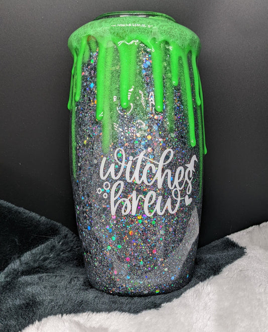 25 oz Witches brew with drip epoxy tumbler